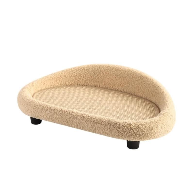 SilkPaw Retreat Stylish Hideaway With Scratching Surface And Cozy Cushion