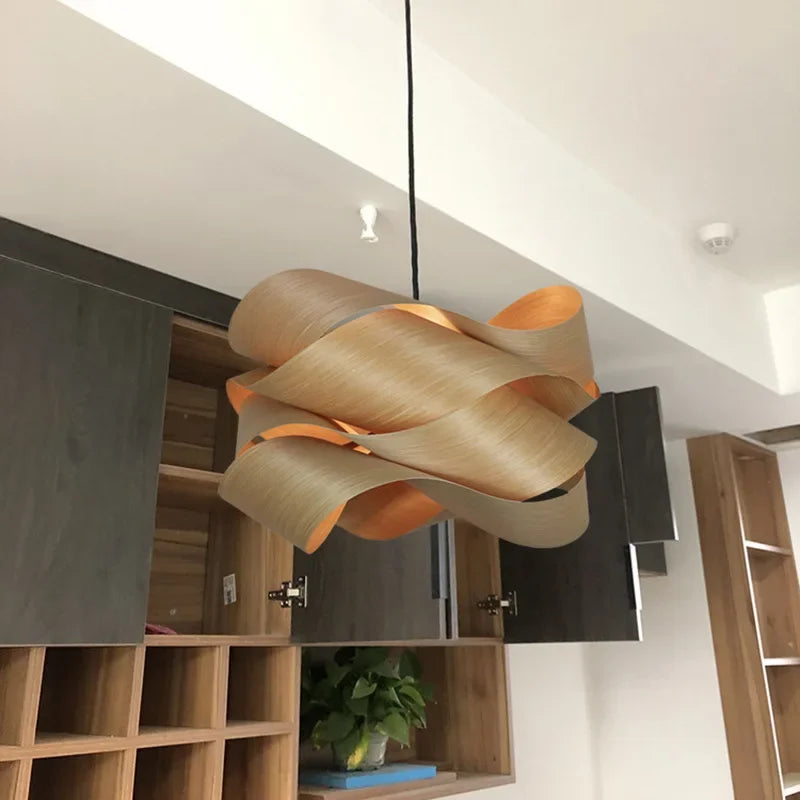 Handcrafted Southeast Asian Wood Pendant Lights By Everwood