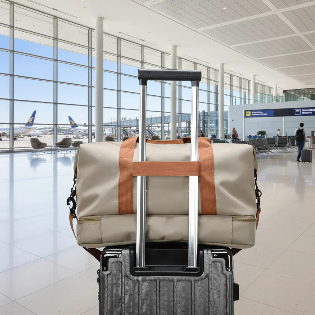 VoyageX Borsa Sportiva Con Scomparto Scarpe e Scomparto Bagnato