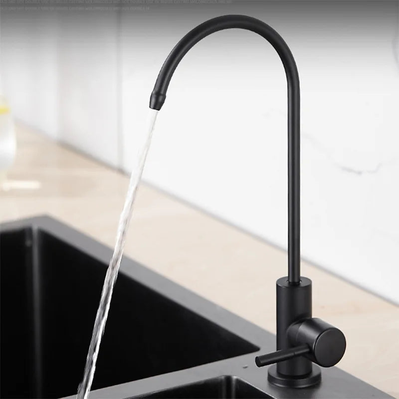 AquaFlow Tap Purifier Faucet With Rotating Spout For Kitchen