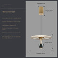 Lampadario Ombrello in Vetro AstraGlass con Illuminazione LED