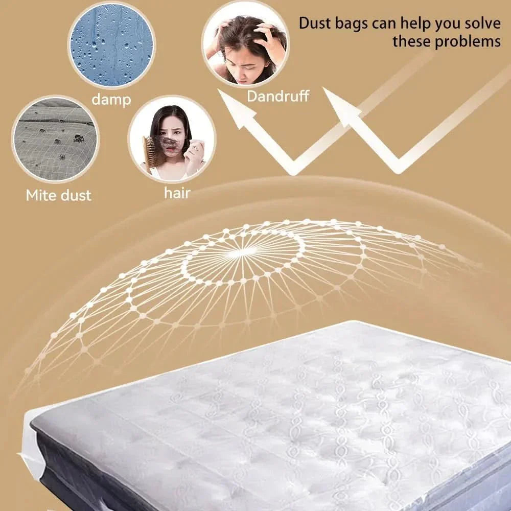 GuardNest Waterproof Mattress Cover for Secure Storage
