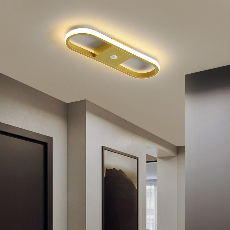 Plafonnier avec Capteur de Mouvement LED pour Chambre et Couloir