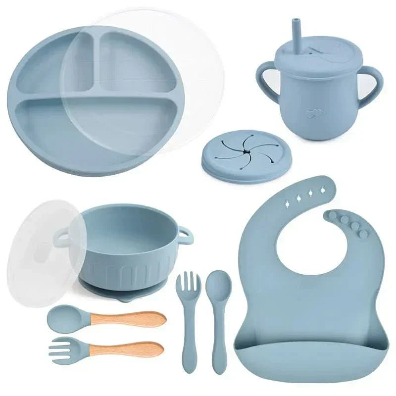 BrightBite Colorful Baby Tableware Set For Safe Mealtime