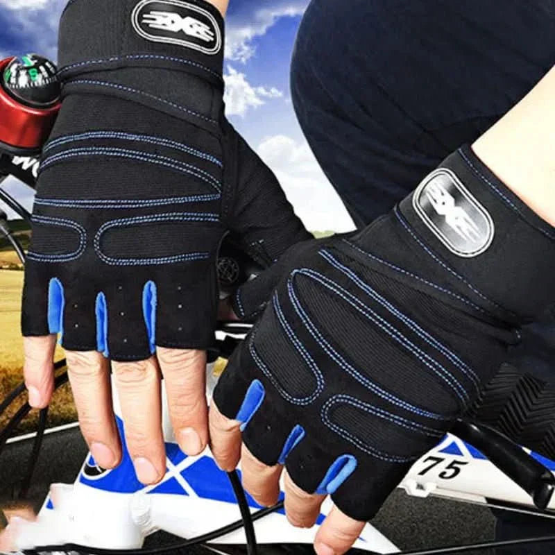 NovaGrip tréninkové rukavice s absorpcí nárazů a podporou zápěstí pro vzpírání a cyklistiku