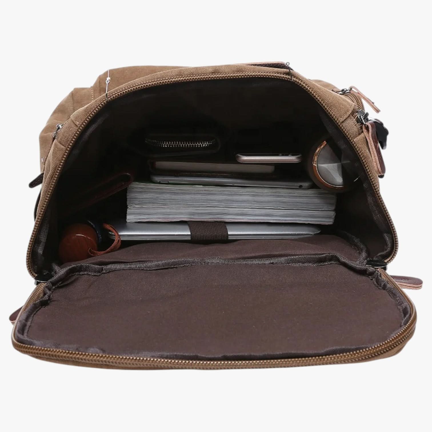 HeritageCanvas Batoh s přihrádkou na notebook pro každodenní život a dobrodružství