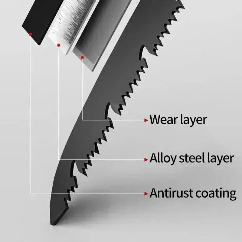 EverEdge Foldable Branch Saw for Precise Cutting for Outdoor Use