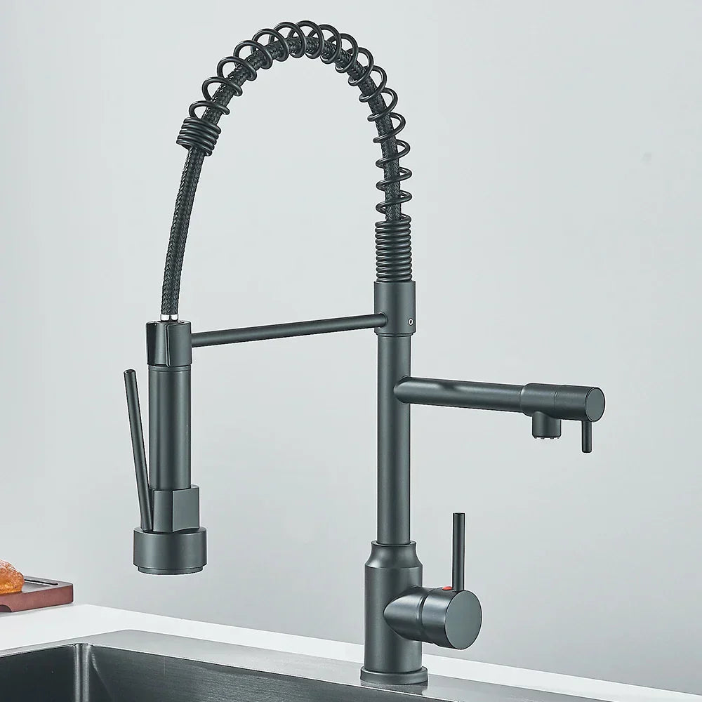SpringFlow kaksisuutinkosketin moderniin kotikeittiöön