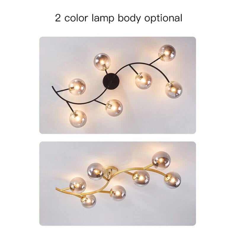 Twig Branch Acrylic Sputnik Ceiling Chandelier Light
