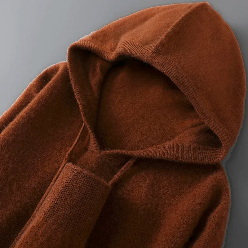 Herre Kasjmirsweater, Blød Og Varm, Kun Håndvask