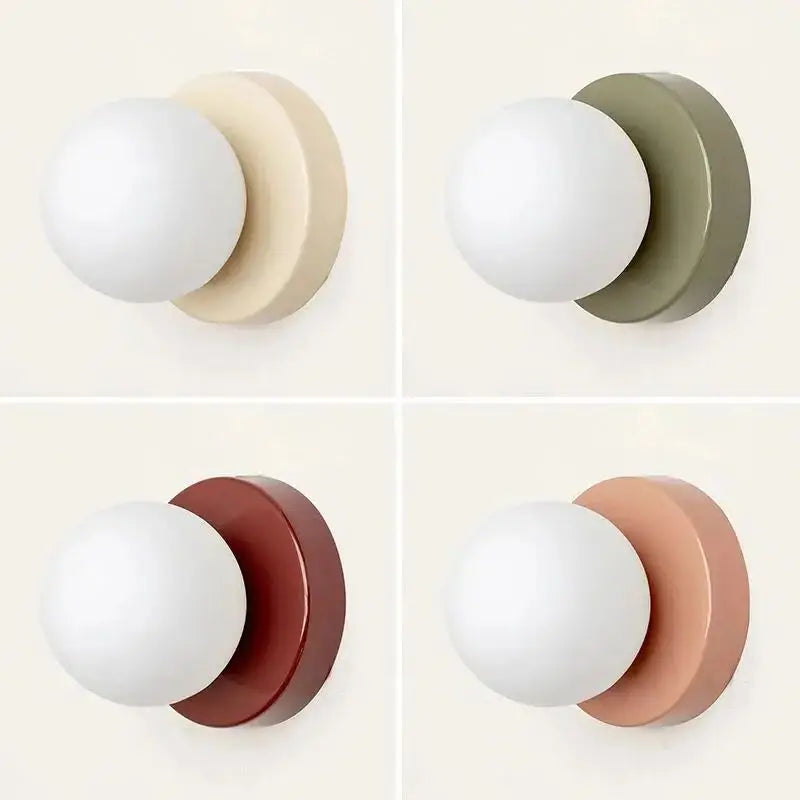 Nova Glas Wandleuchte Nordisch LED Minimalistische Wandlampe