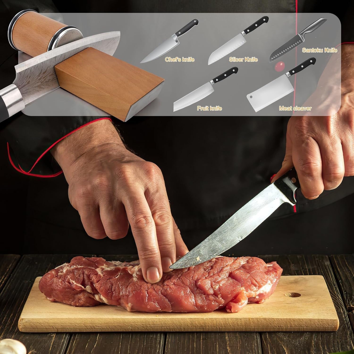 AstraSharp Precision Diamond Knife Sharpener For Precise Edges