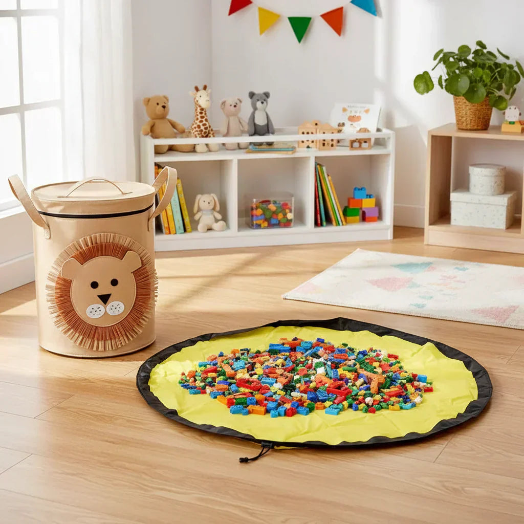 Felt Toy Organizer Bag For Nursery Storage Dustproof And Removable