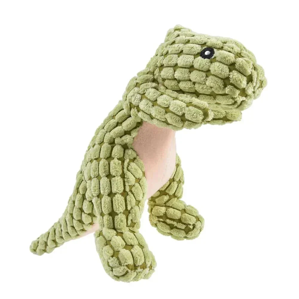 RaptorGrip Indestructible Dinosaur Shape Dog Toy for Power Chewers