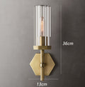 Elegantní LED nástěnné svítidlo AI Lerb s krystalovými stínidly do obývacích pokojů
