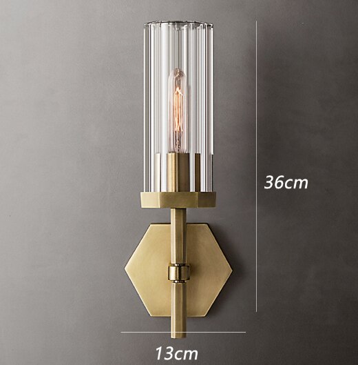 Elegantní LED nástěnné svítidlo AI Lerb s krystalovými stínidly do obývacích pokojů