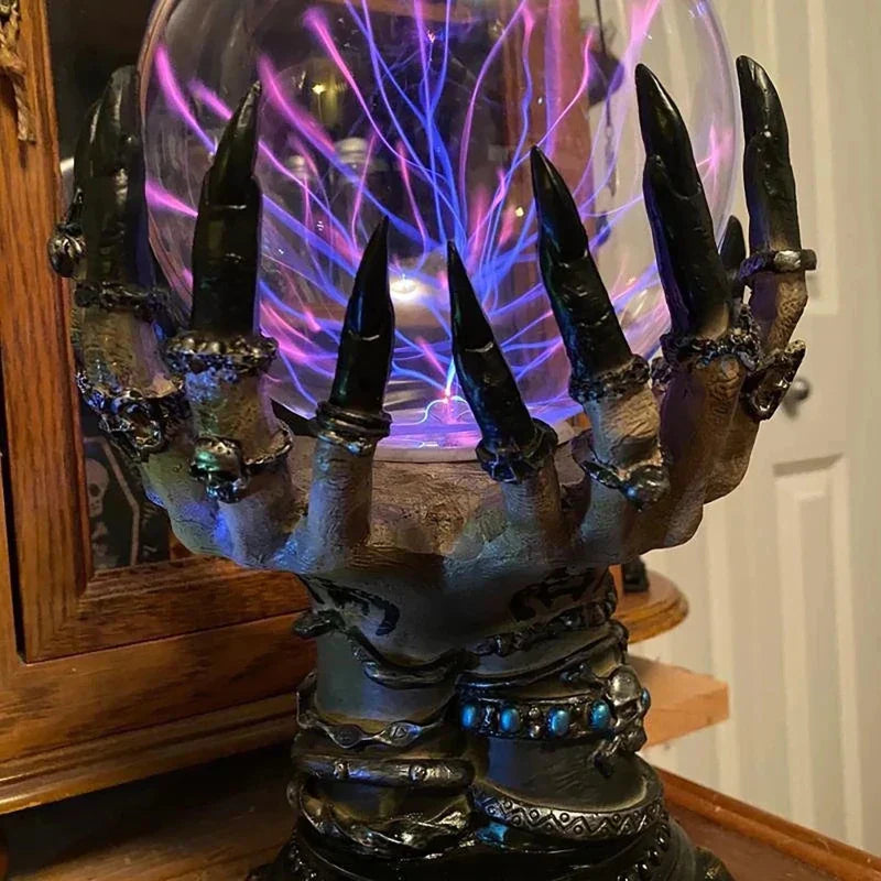 Aurelle Crystal Orb Lamp