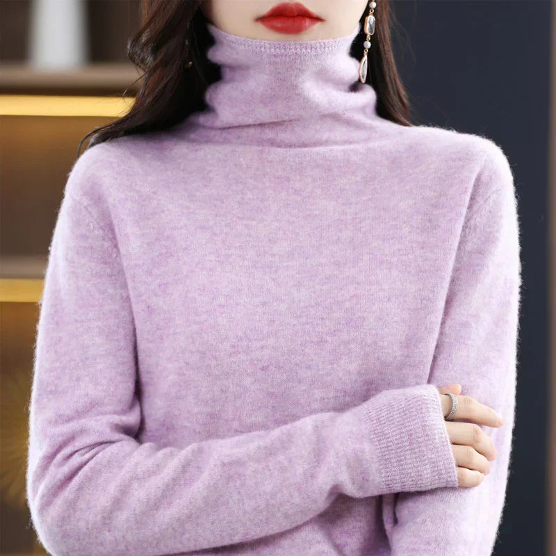 Amelia Women's 100 Percent Merino Wool Pullover Sweater