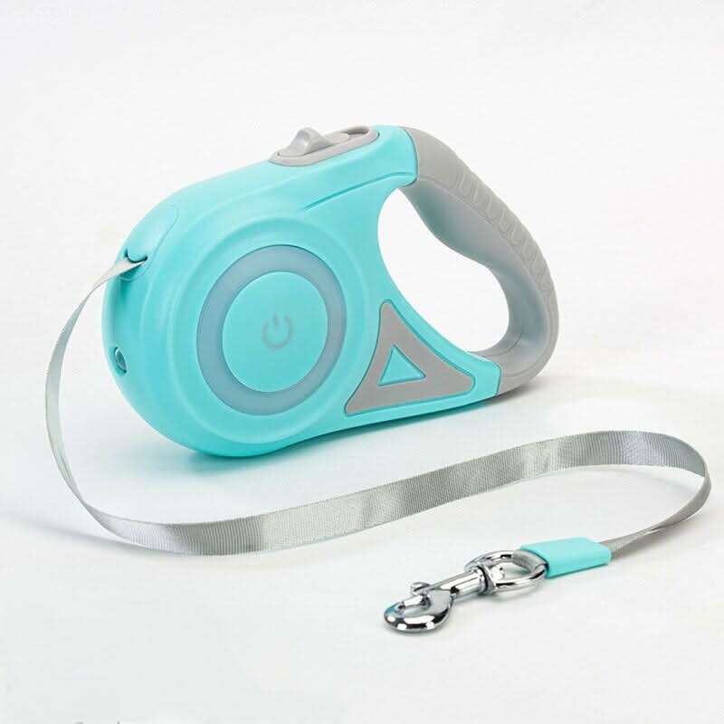 GlowTrail Automatisk Hundesnor med LED-lys og USB-genopladeligt Batteri, 3 m Længde