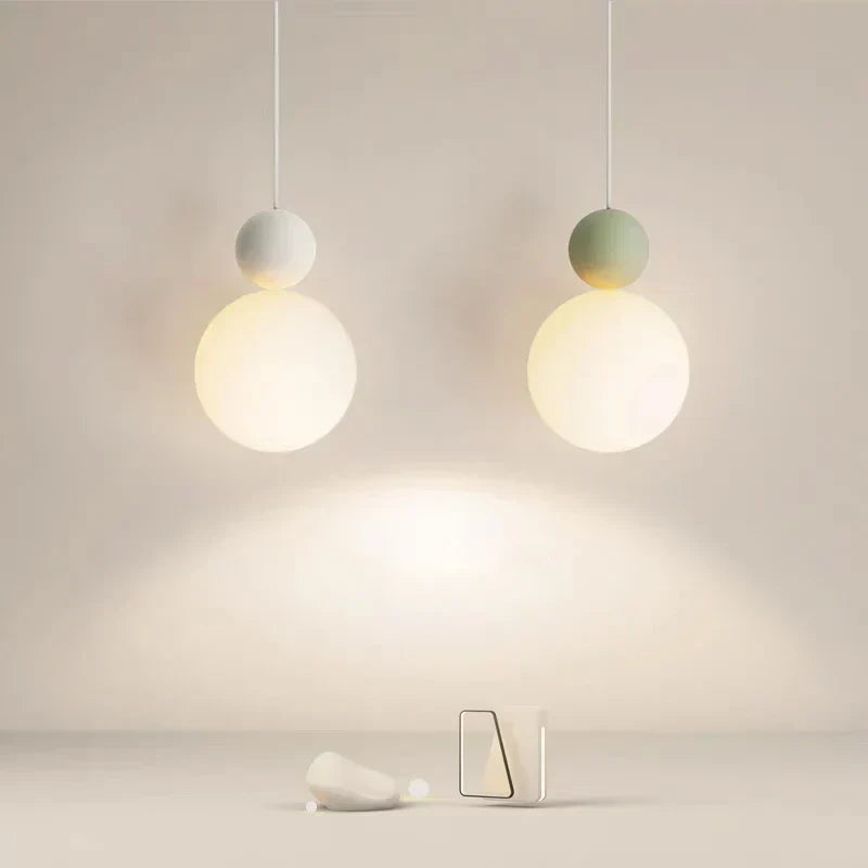 Nordická závěsná lampa se skandinávským LED osvětlením pro domácí použití