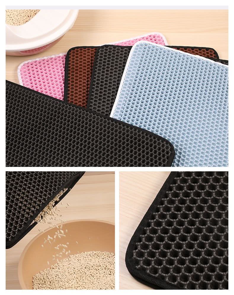 GripEase Non Slip Litter Tray Mat For A Clean Home
