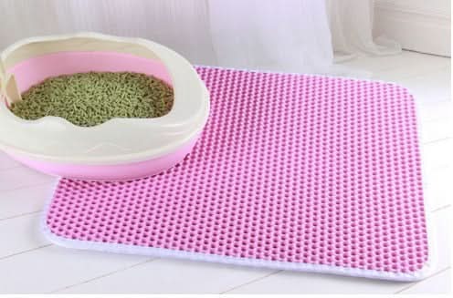 GripEase Non Slip Litter Tray Mat For A Clean Home