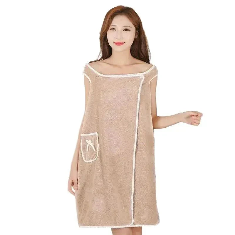WaveLuxe Portable Women's Bath Towel Quick Dry and Stylish
