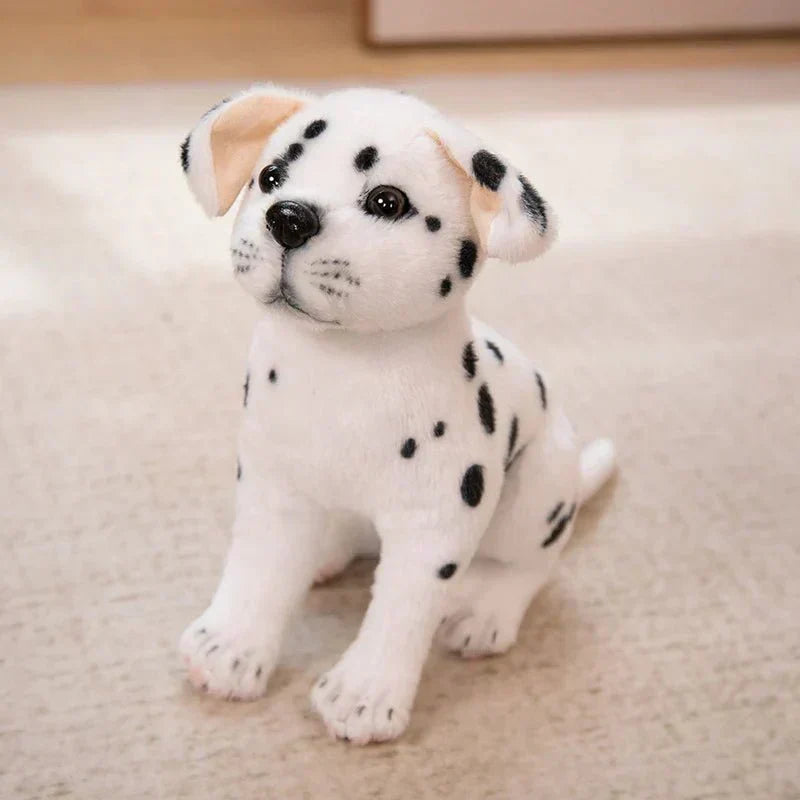 Dalmo Peluche Realistico Dalmata con Imbottitura in Cotone PP per Bambini e Decorazione Casa