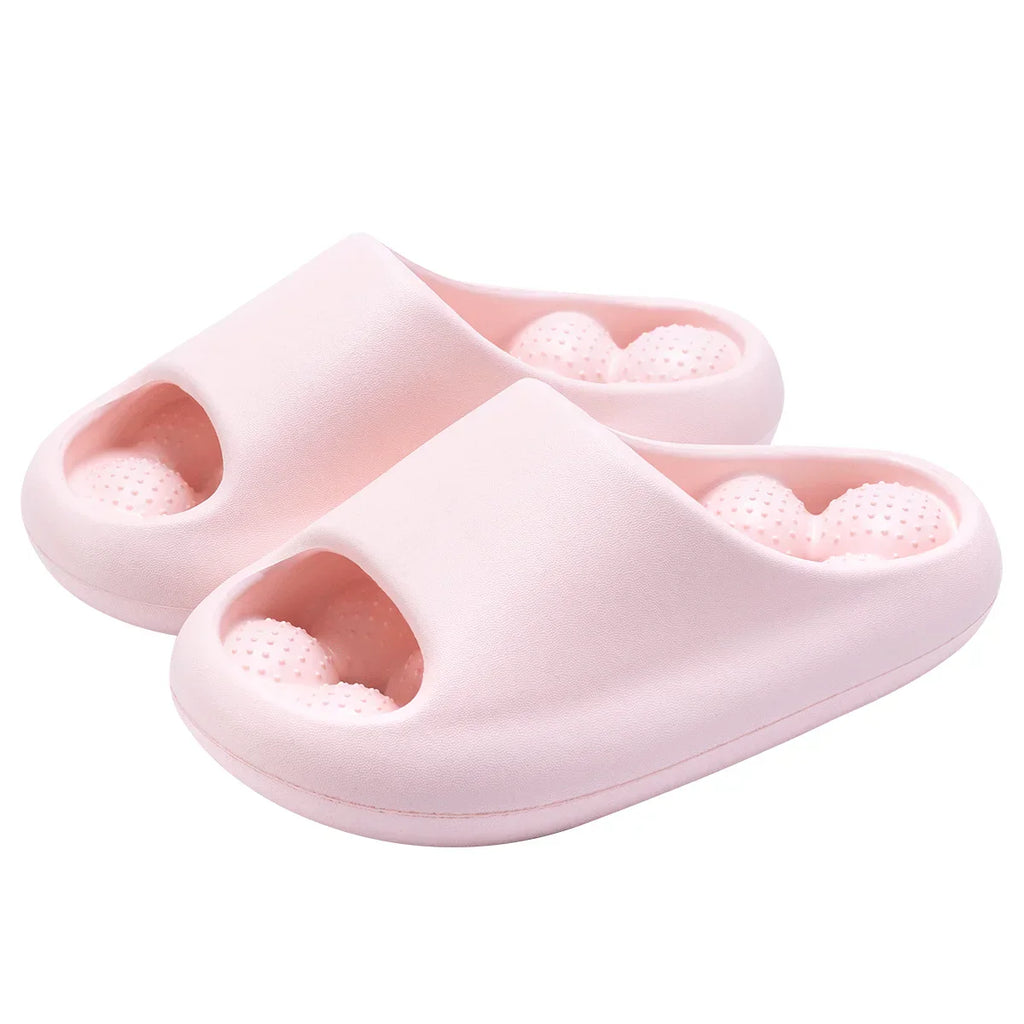 Breathable Indoor Slippers with Massage Cushion Support