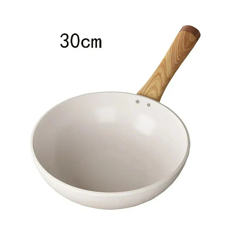 Aurora Ceramic Nonstick Deep Pan, 30 cm, for Gas and Induction Cookers
