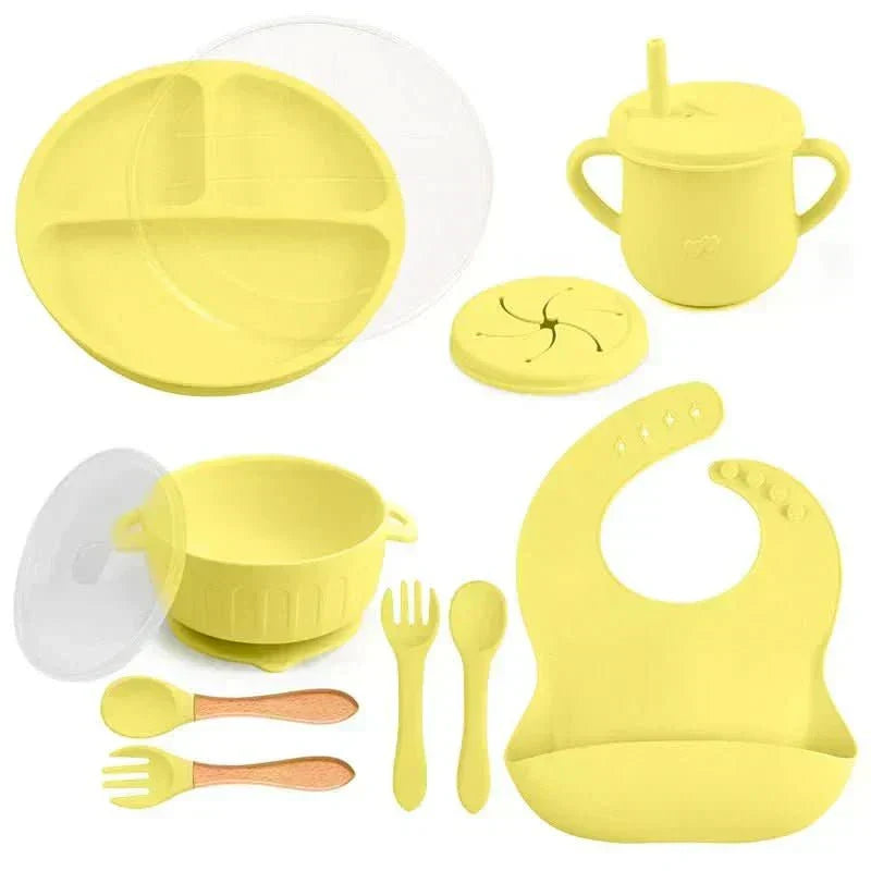 BrightBite Colorful Baby Tableware Set For Safe Mealtime