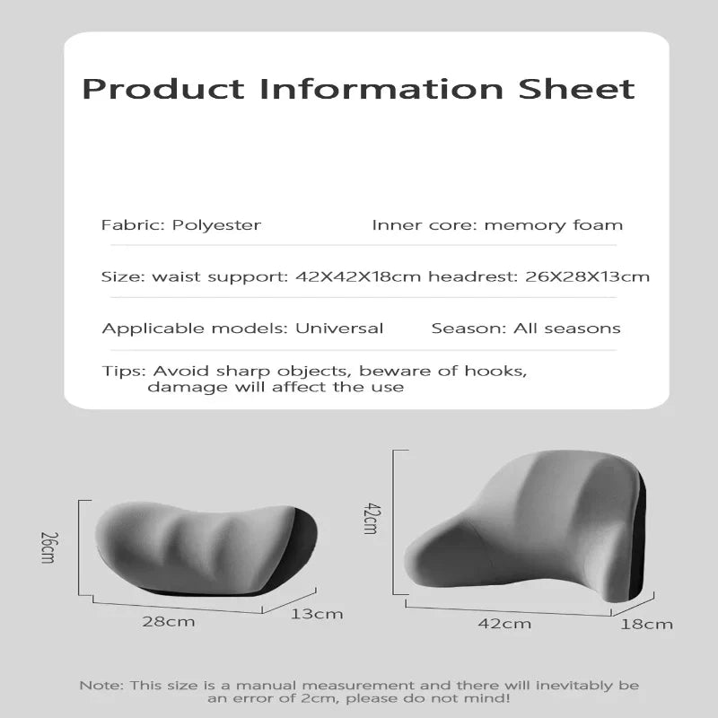 NovaFlex Electric Neck and Lumbar Support Cushion for Car and Office