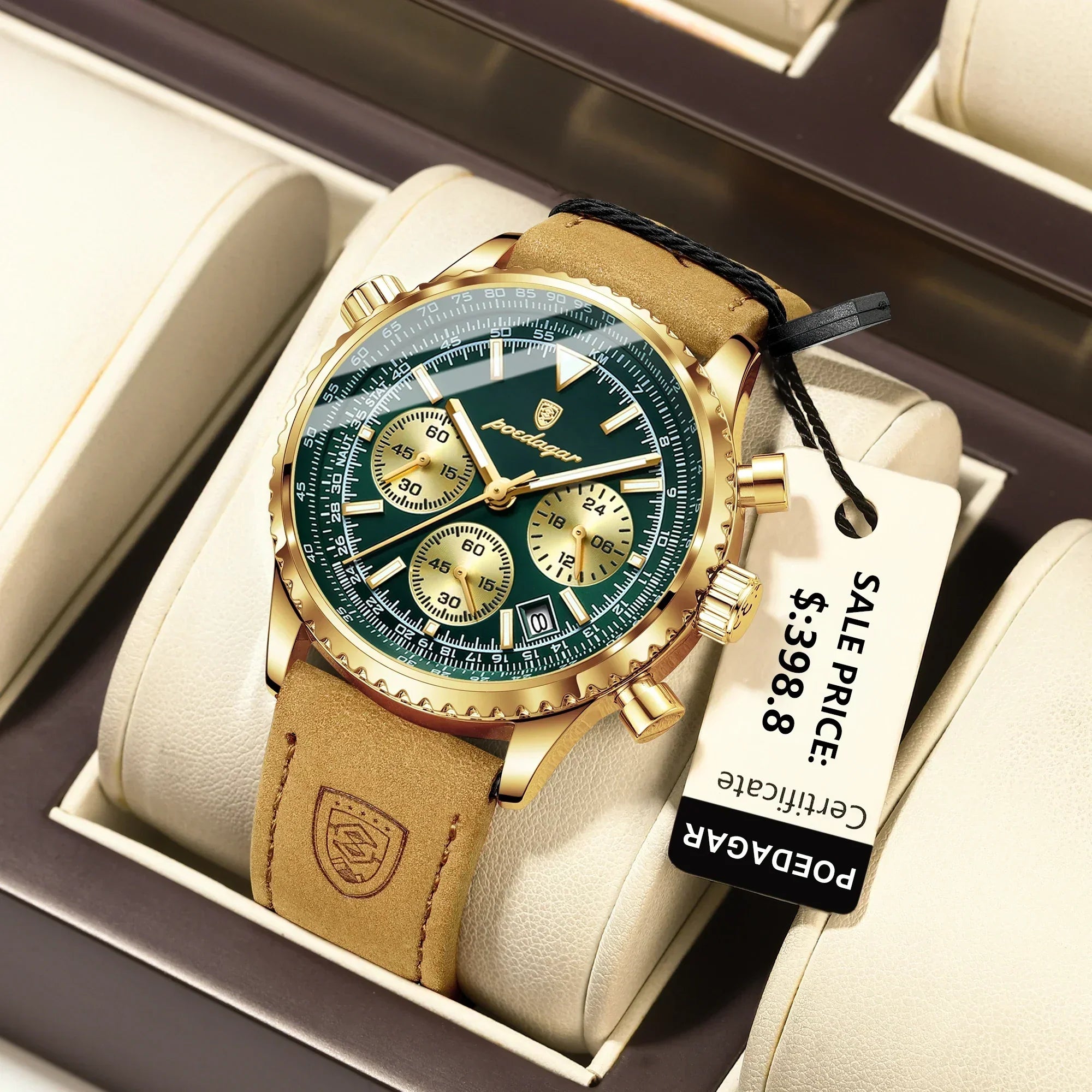 Apollo Chrono – Montre de sport militaire étanche de luxe à quartz pour hommes | Fervei