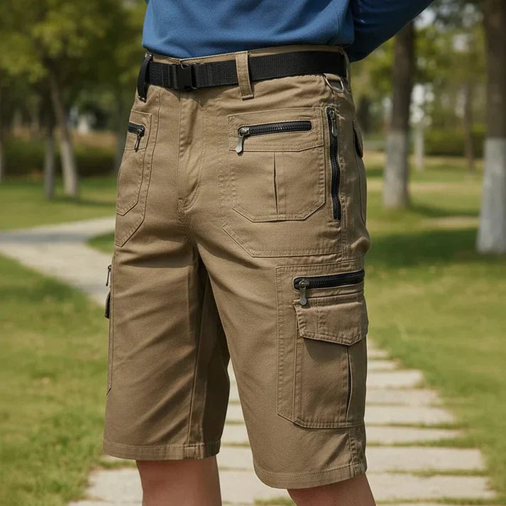 Herreshorts med lommer til udendørs komfort og opbevaring