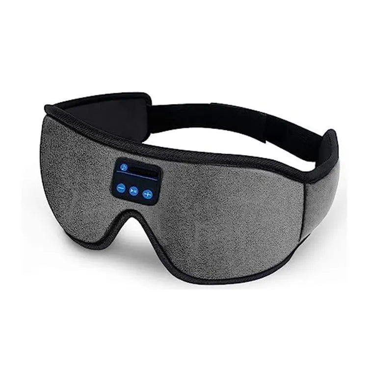 SomnoEase Maschera per Dormire Bluetooth con Musica e Design 3D Confortevole