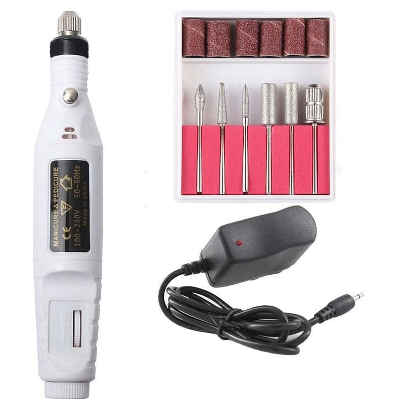 NailForge Pro Electric 6-In-1 Nail Care Set for Manicure and Pedicure