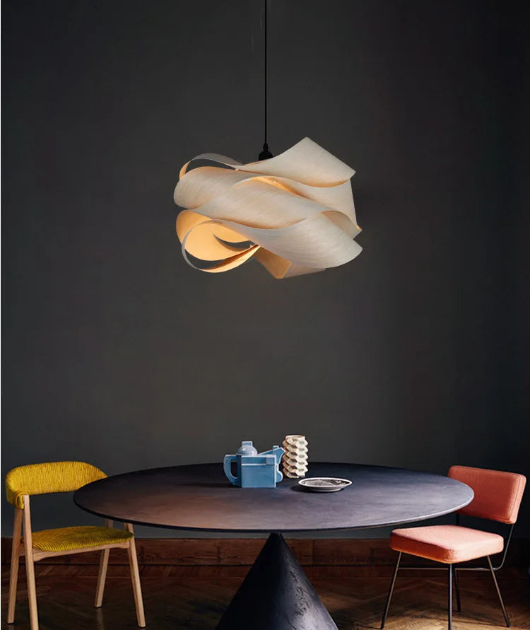 Handcrafted Southeast Asian Wood Pendant Lights By Everwood