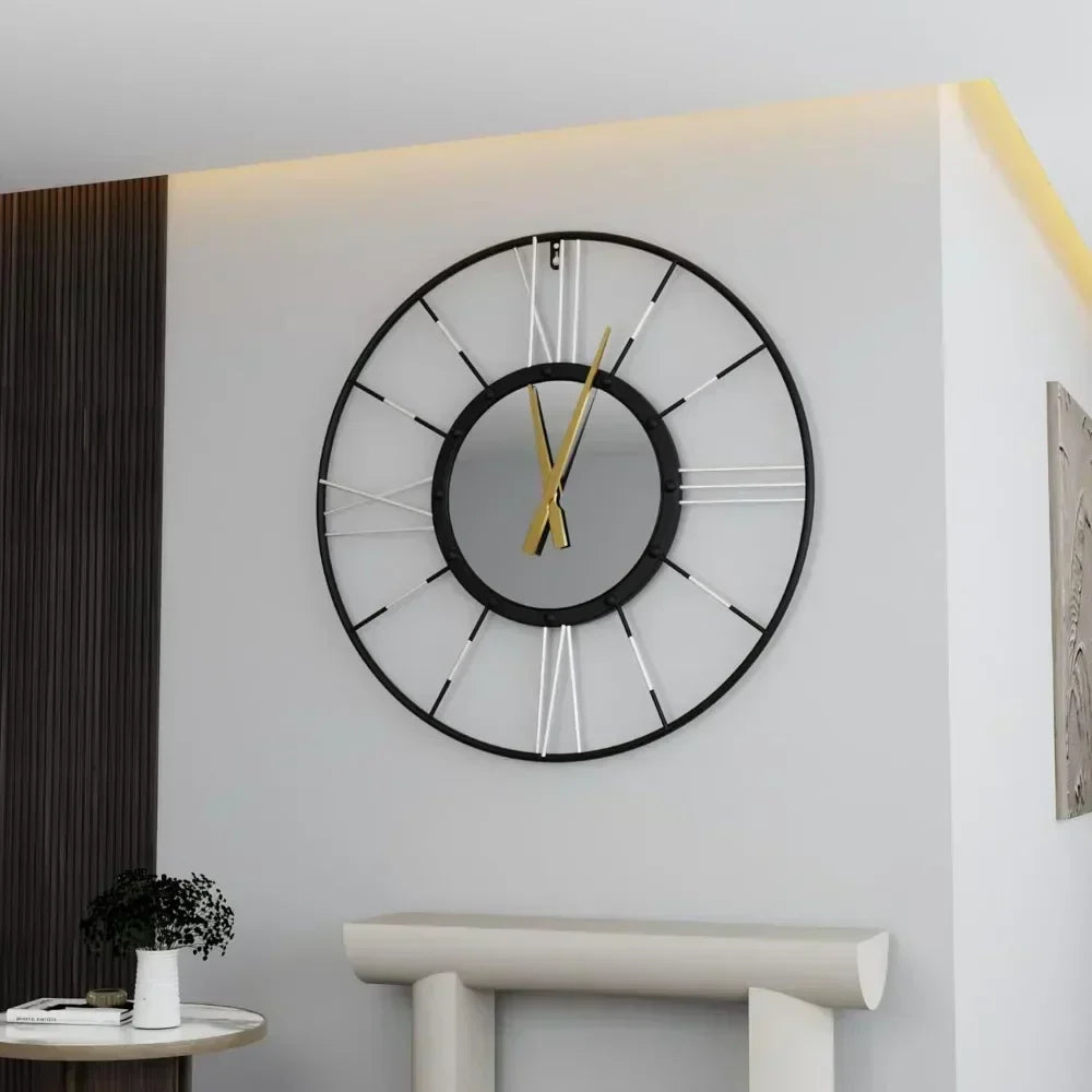 MetalDesign Contemporary Wall Timepiece For Interior Decor