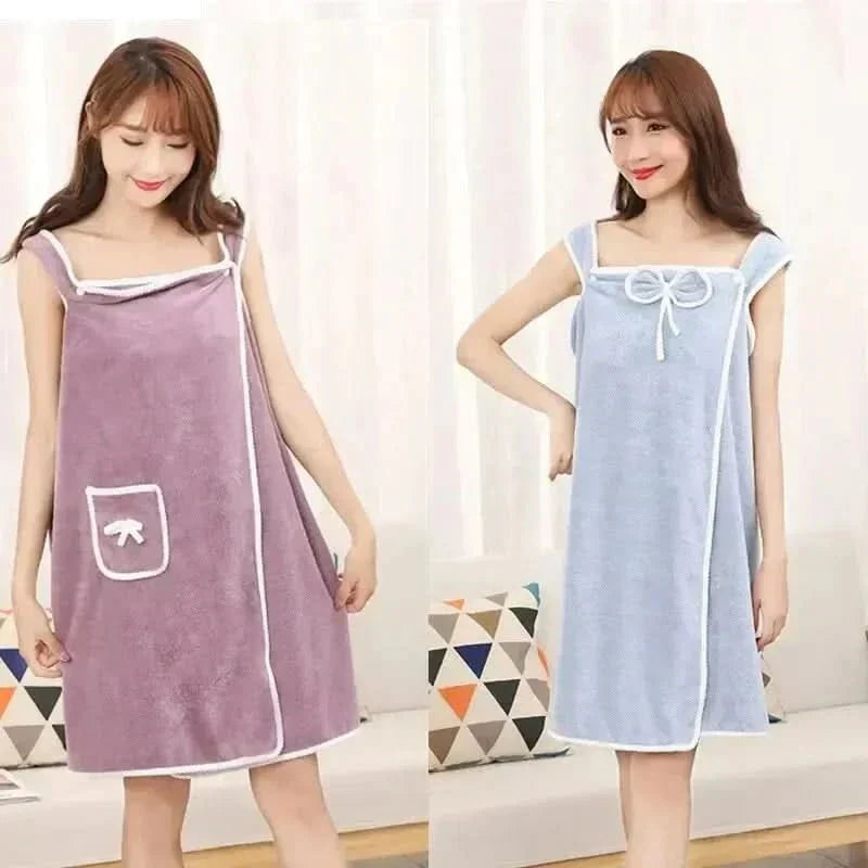 WaveLuxe Portable Women's Bath Towel Quick Dry and Stylish