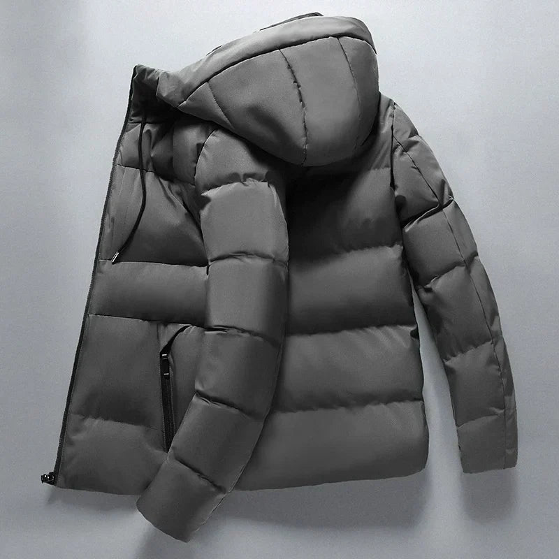 Geacă parka de iarnă impermeabilă și confortabilă Azure Sky | Fervei