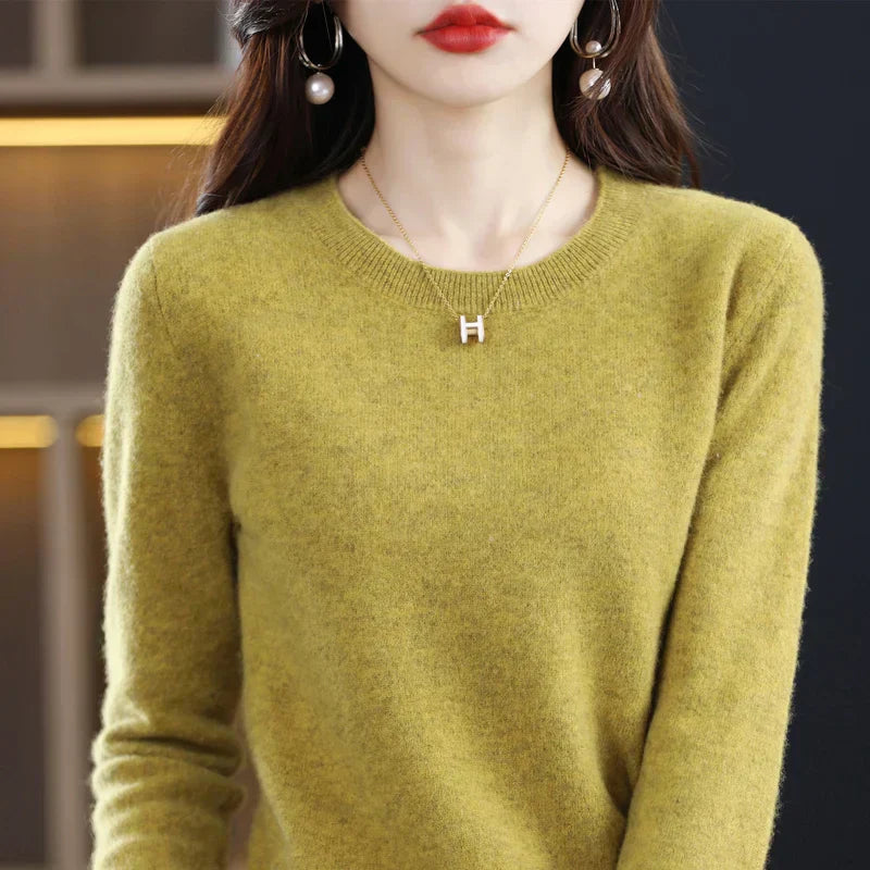 Maren Luxe Wool And Cashmere Knit For Winter And Fall Wardrobe
