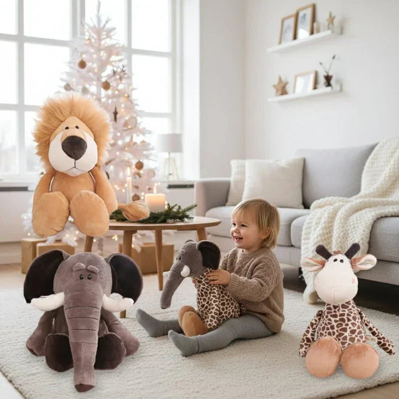 Jungle Buddies Měkké plyšové hračky pro děti s lvem