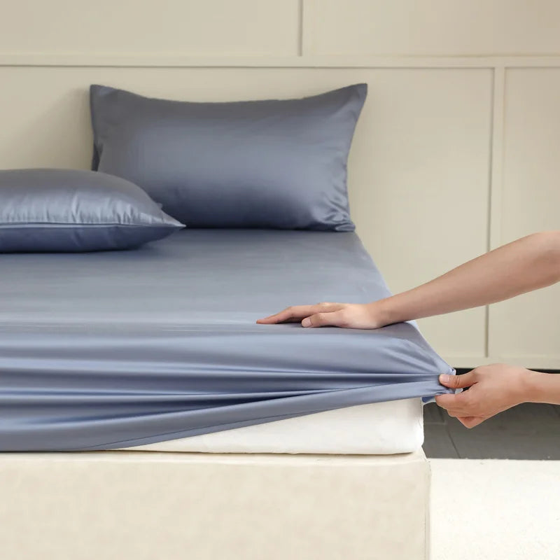 Royal Silk Fitted Sheet Made From Luxurious Mulberry Silk For Smooth Sleep