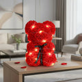 Amara Romantic Eternal Rose Teddy Bear Gift Set for Special Occasions
