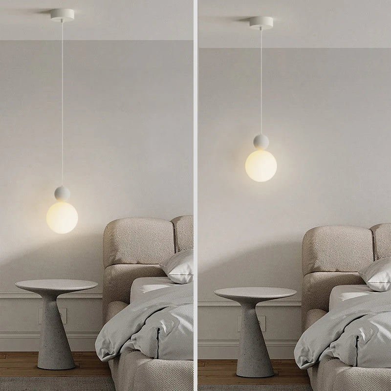 Nordická závěsná lampa se skandinávským LED osvětlením pro domácí použití