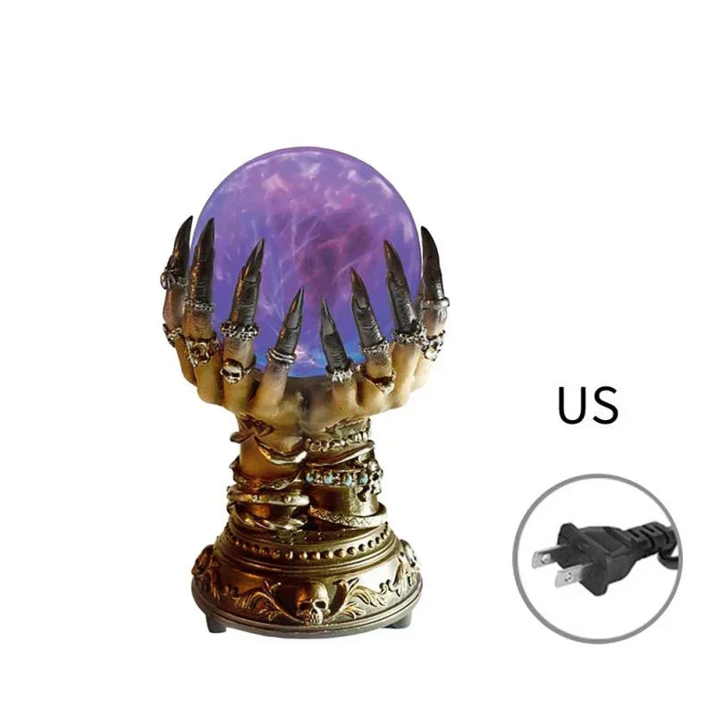 Aurelle Crystal Orb Lamp