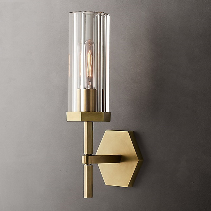 Elegantní LED nástěnné svítidlo AI Lerb s krystalovými stínidly do obývacích pokojů