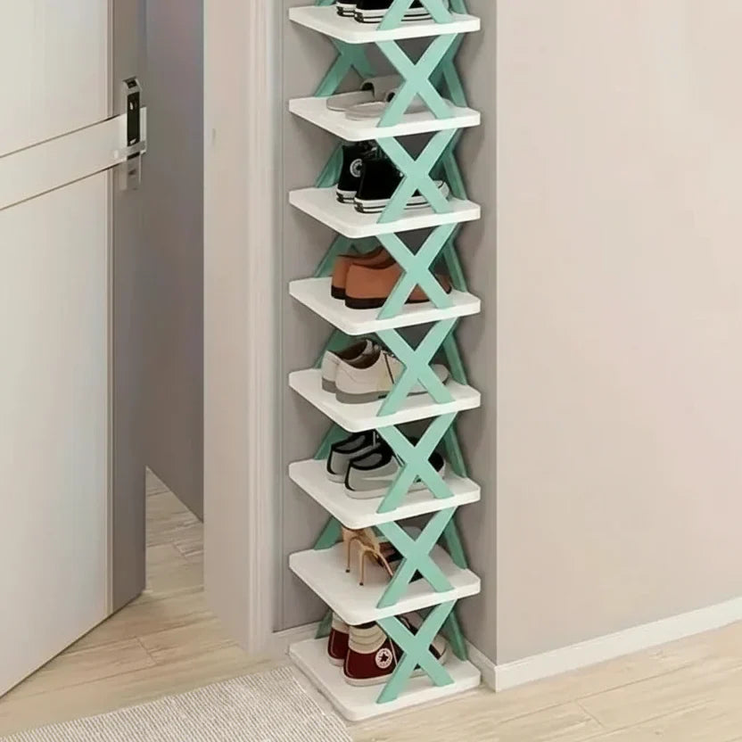 Space-Saving Shoe Organizer With Multi-Layer Storage For Bedroom And Hallway