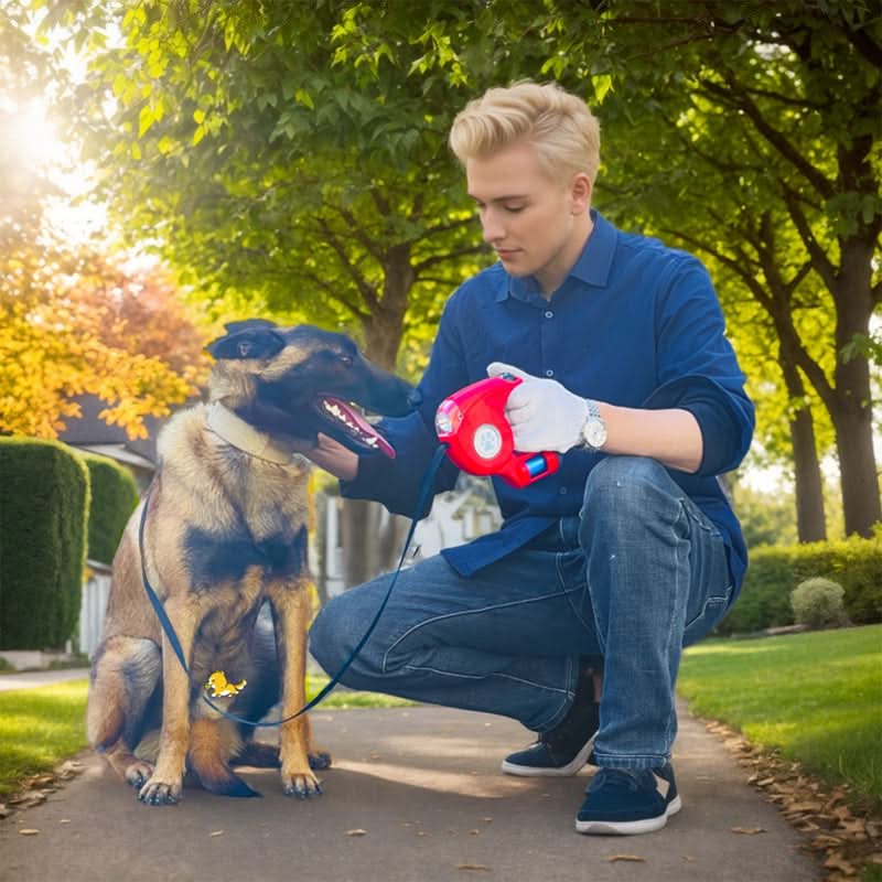 LumenStride LED Dog Leash With Integrated Flashlight For Safe Walks