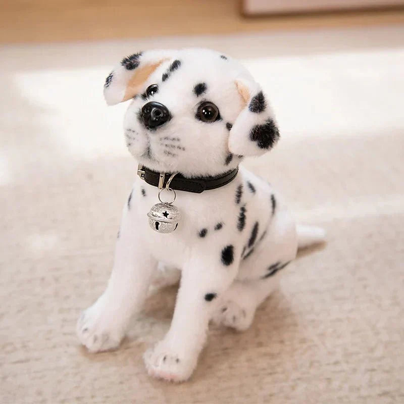 Dalmo Peluche Realistico Dalmata con Imbottitura in Cotone PP per Bambini e Decorazione Casa